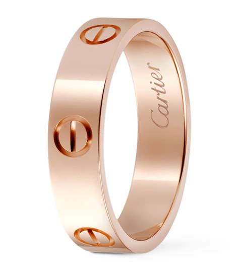 cartier rings rose gold|size rose gold cn40 qt.